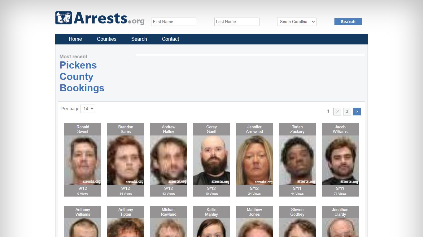 Pickens County Arrests and Inmate Search